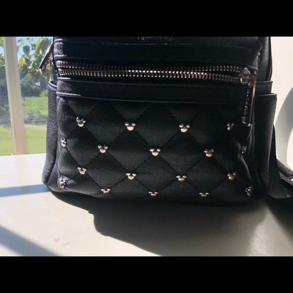 Disney Minnie Mouse Loungefly black backpack purse - Picture 7 of 7